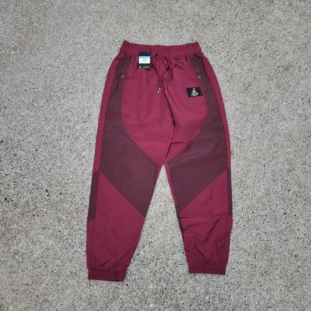 Vtg Y2k JORDAN BRAND Jumpman Flight Logo Tonal Basketball Track Pants Medium NWT